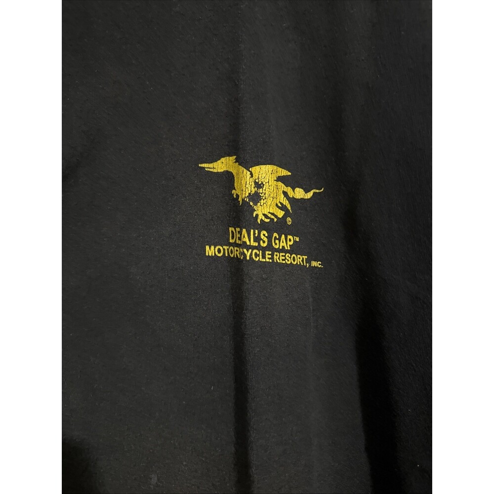 Vintage Ride The Dragon Deal's Gap Motorcycle Resort T-shirt Size XL - Picture 4 of 5
